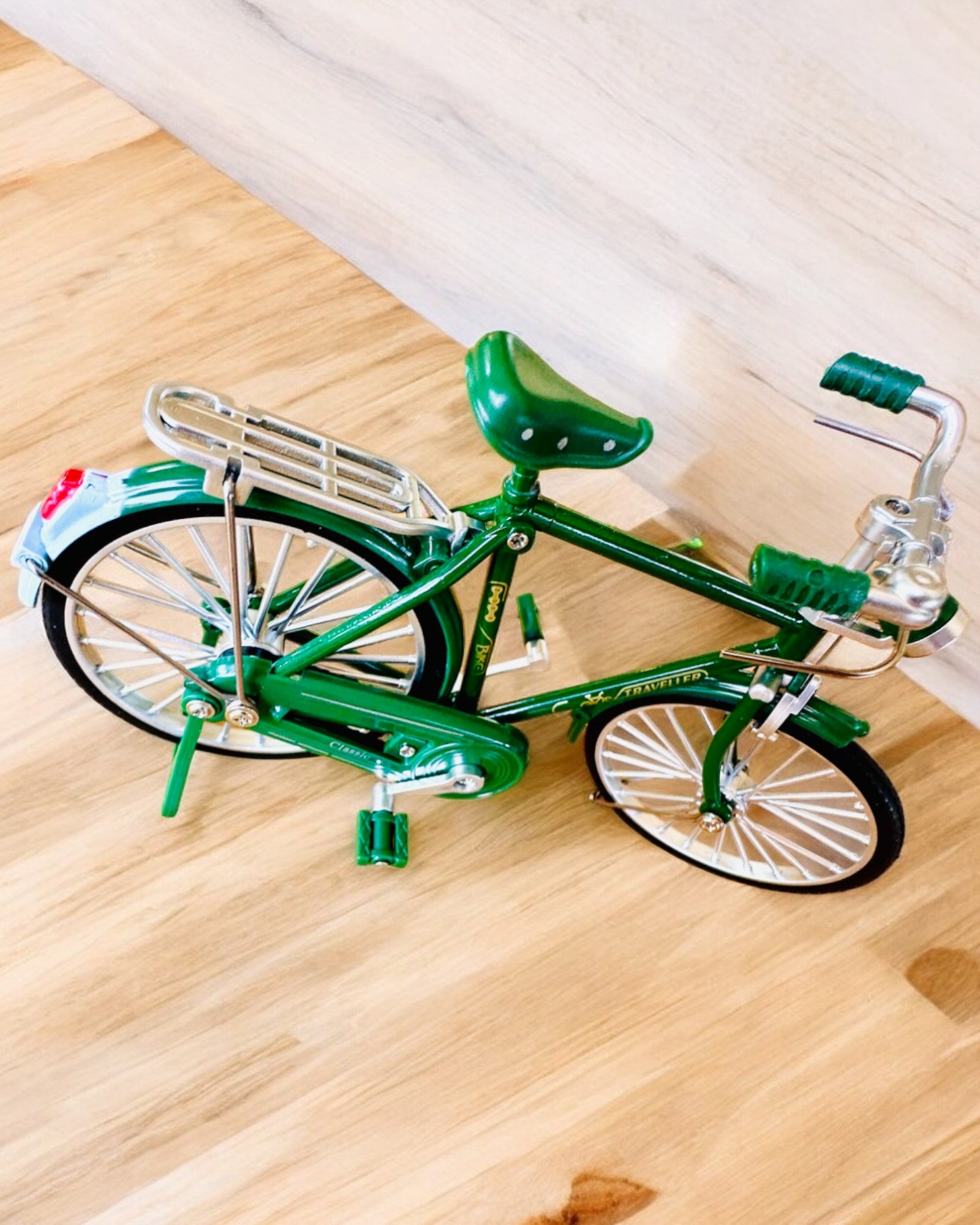 Fietsmodel "Retro Classic" - Miniatuur met Gravure, ideaal als cadeau