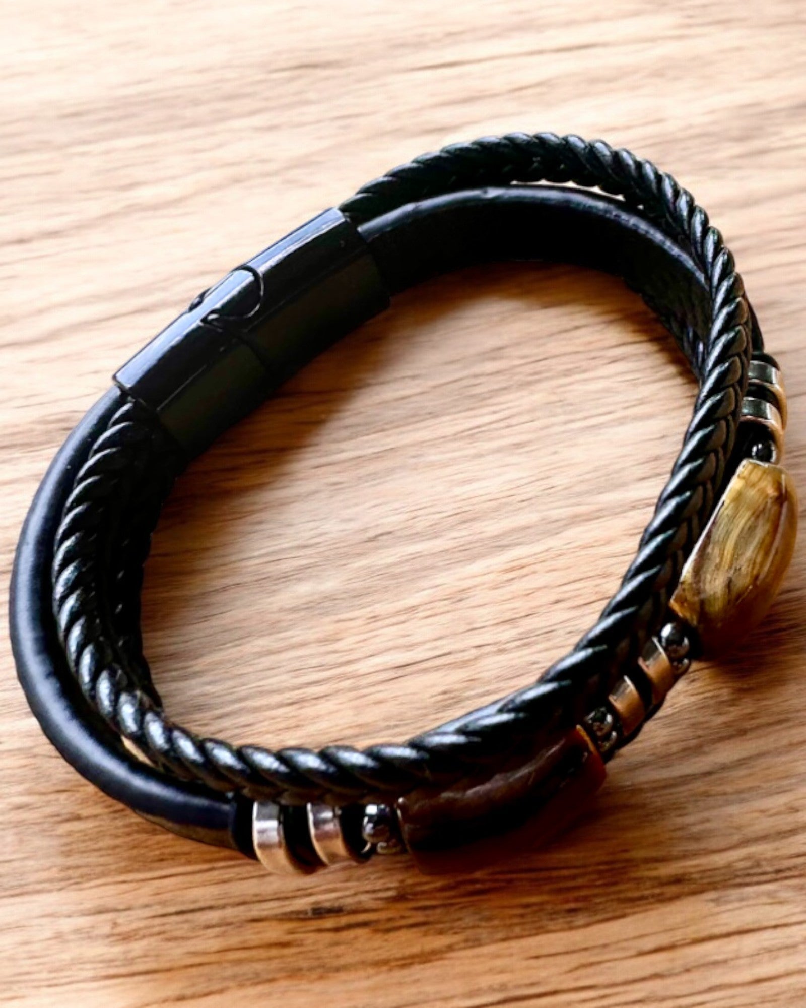 Armband "Tiger Oog" met personalisatiemogelijkheden als cadeau