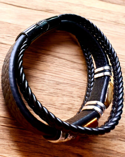 Armband "Tiger Oog" met personalisatiemogelijkheden als cadeau