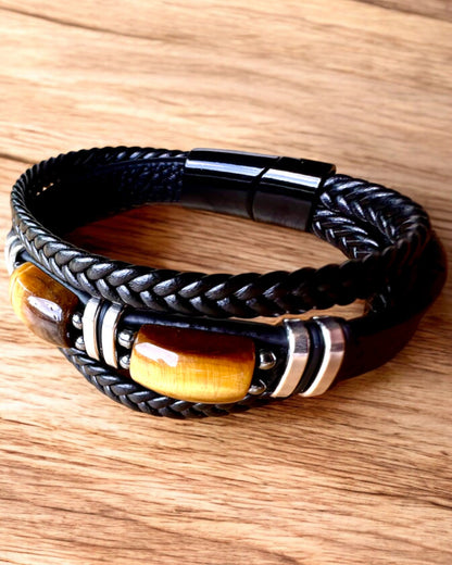 Armband "Tiger Oog" met personalisatiemogelijkheden als cadeau