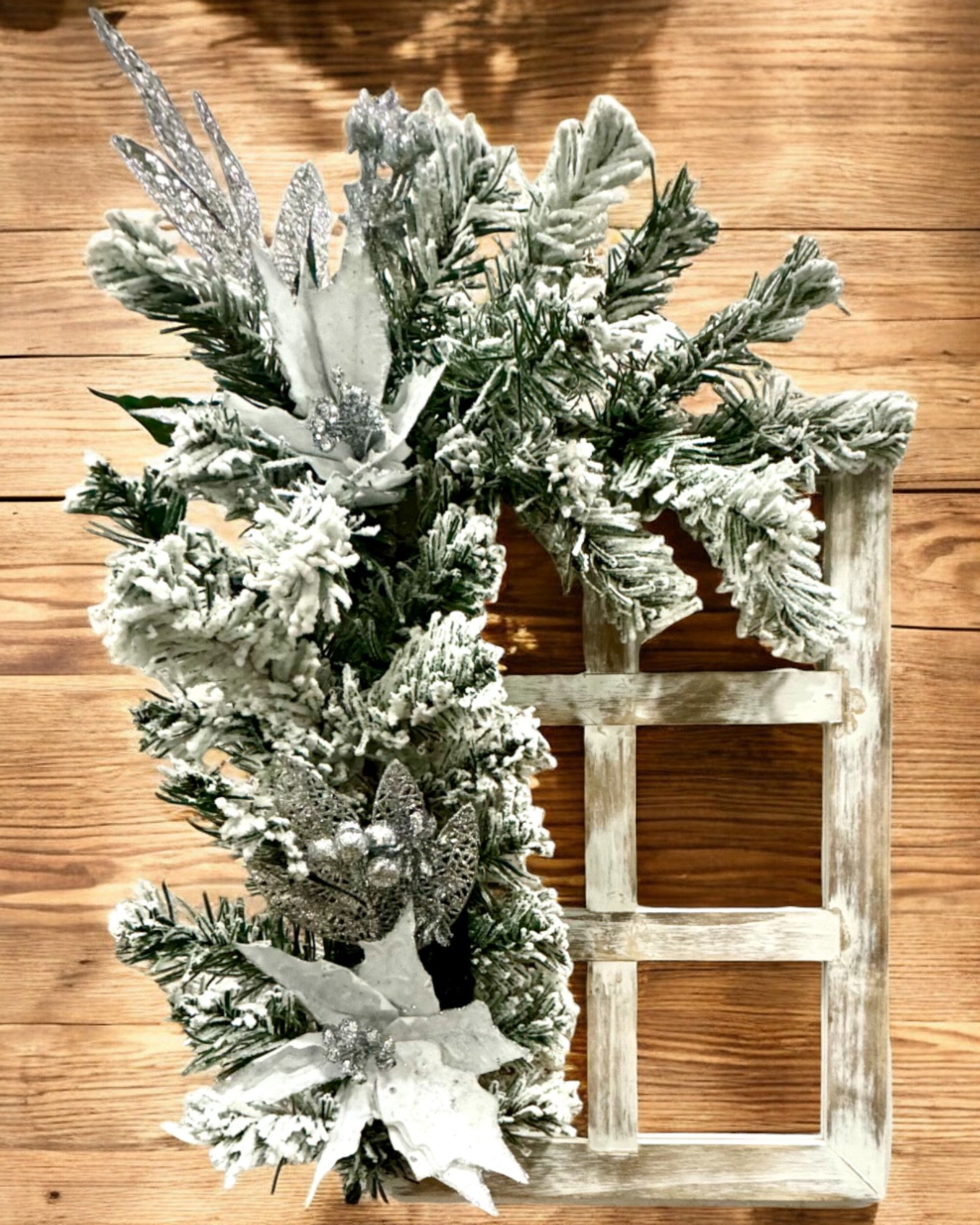 Kerst 2 st. Decoratieve Lijsten "Winterse Glans", mogelijkheid tot personalisatie met gravure als cadeau