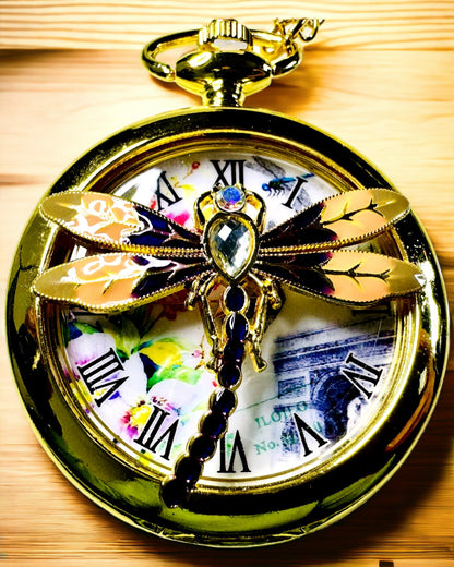 Klassieke Vintage Pocket Watch met Doorzichtige Deksel