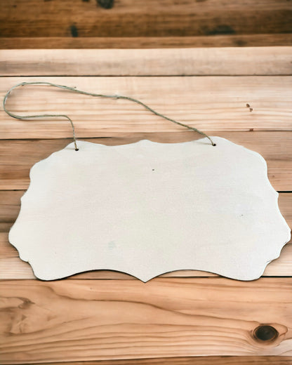 Houten Decoratieve Hanger met Personalisatiemogelijkheden – Veel Vormen