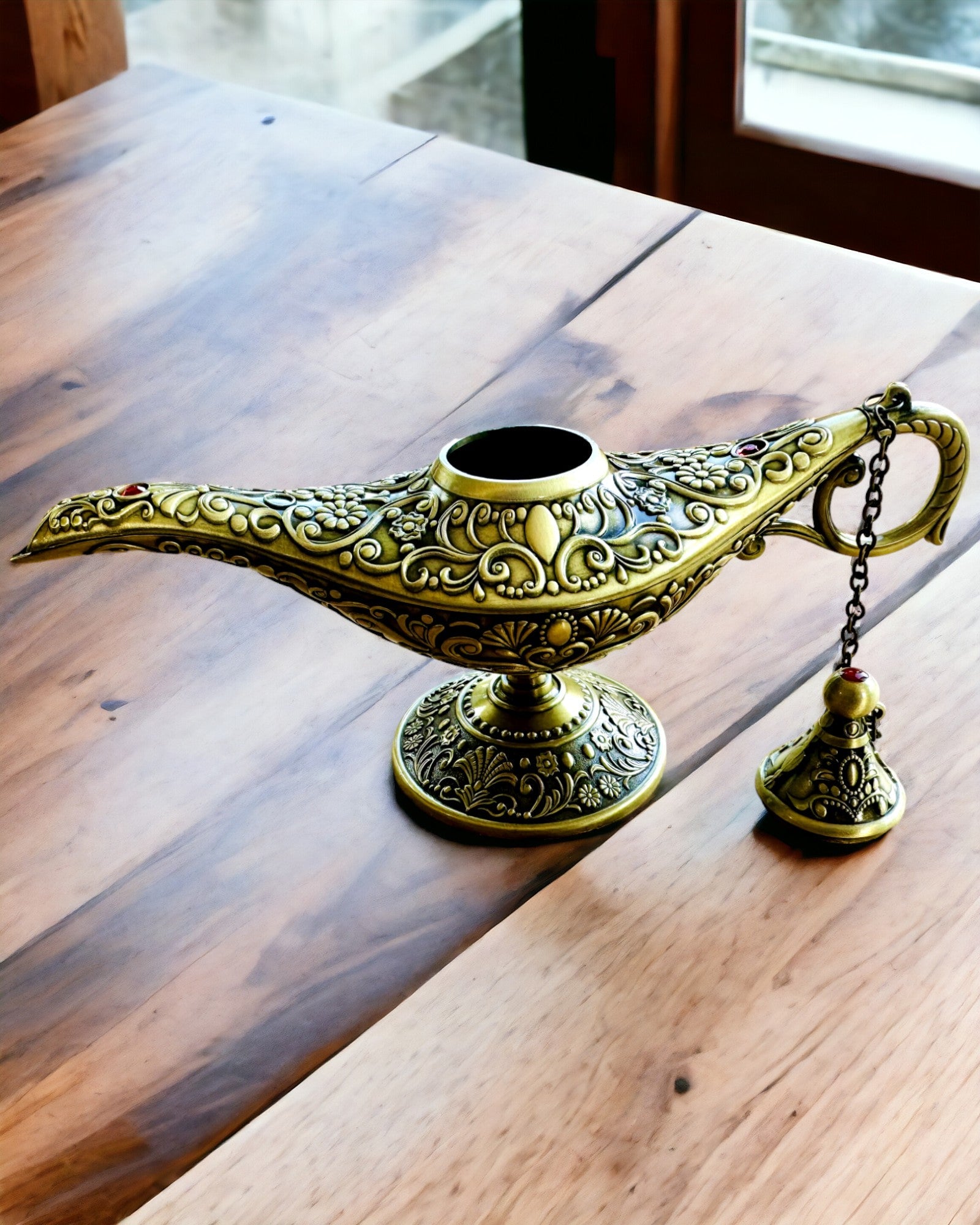 Magische Aladdin Lamp met Graveermogelijkheid - Variant Gesneden Goud