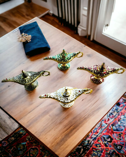 Magische Aladdin Lamp met Graveermogelijkheid - Variant Gesneden Goud