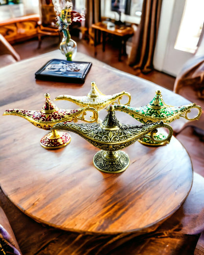 Magische Aladdin Lamp met Graveermogelijkheid - Variant Gesneden Goud