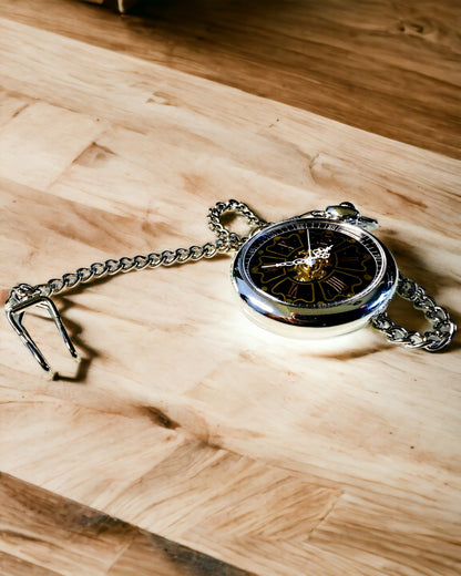 Vintage Pocket Watch met Gravure Mogelijkheid