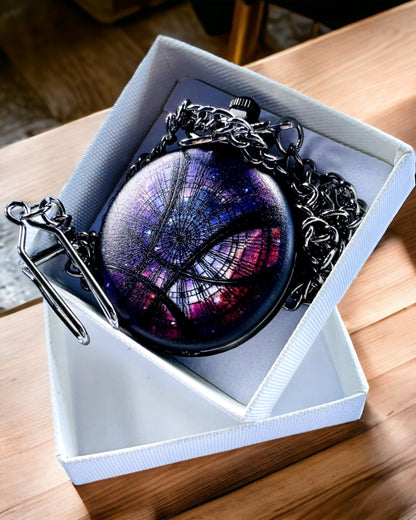 Zakhorloge "Galactic Vision" met Gravure Mogelijkheid, gepersonaliseerd cadeau