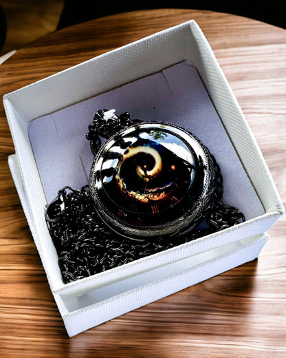 Zakhorloge "Galactic Eye" personalisatie met gravure