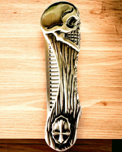 Mystic Skull Comb - premium kam, mogelijkheid tot personalisatie met gravure