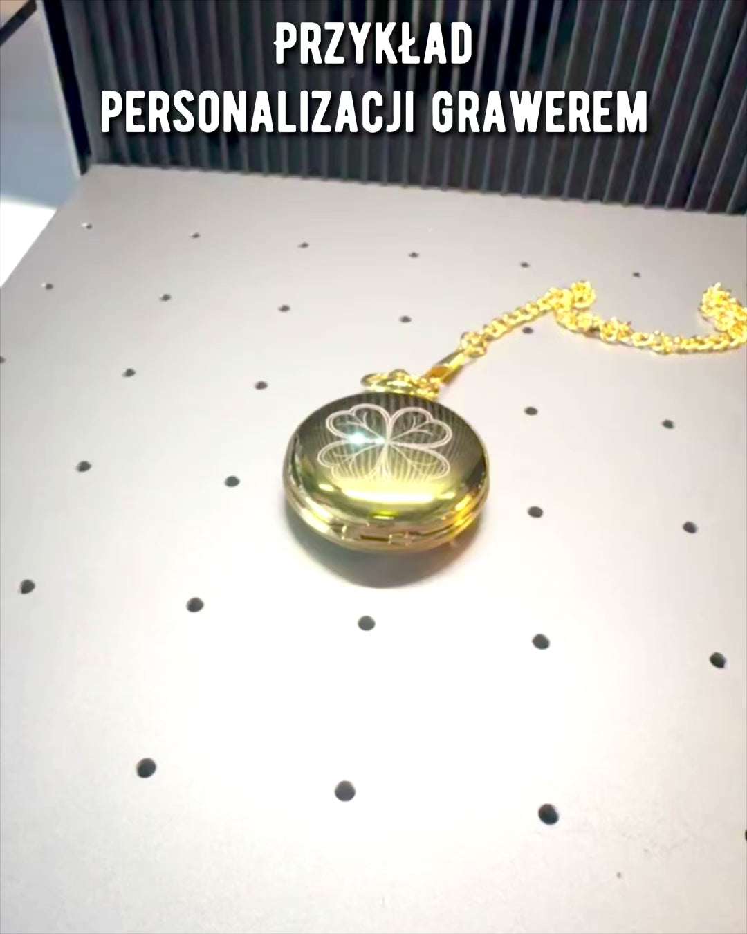 Gouden Zakhorloge met Gravure Mogelijkheid