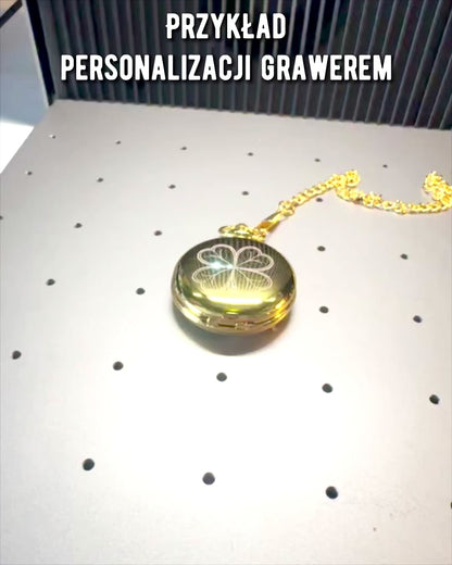 Gouden Zakhorloge met Gravure Mogelijkheid