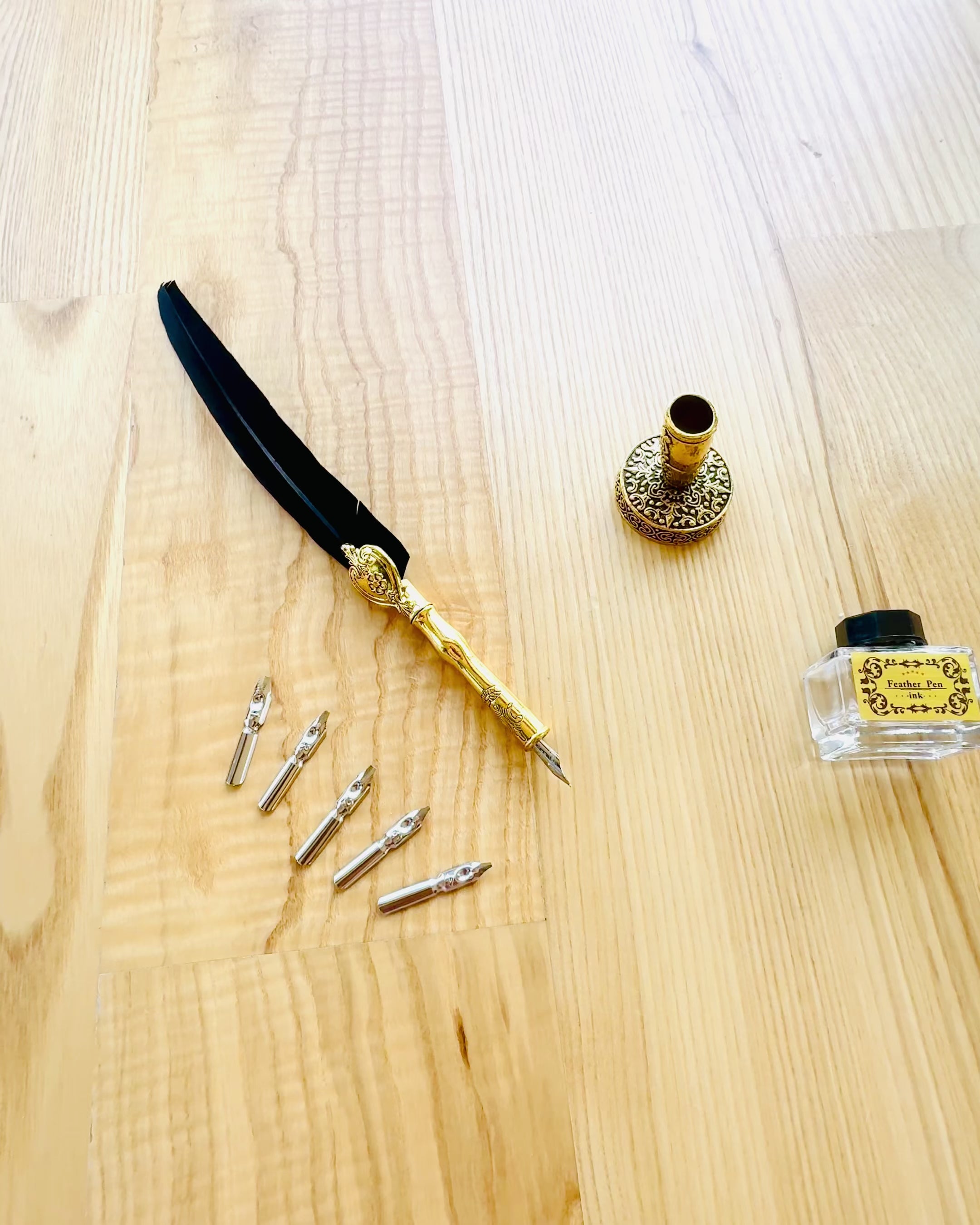 Elegante Ganspen met Accessoireset - Royal Quill, mogelijkheid tot personalisatie met gravure