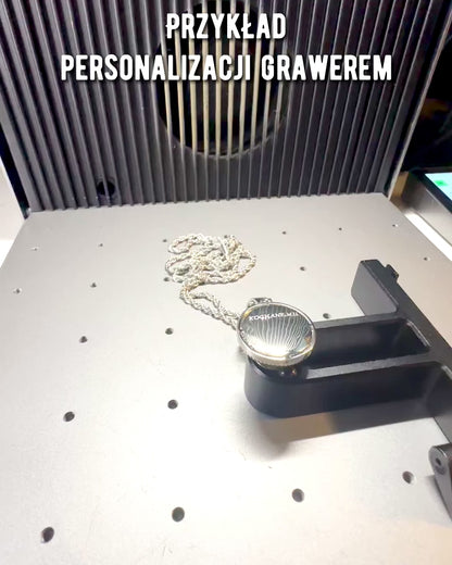 Glamour Stijl Kompas Hanger Ketting met Zirkonia voor Vrouwen en Mannen - 2 varianten om uit te kiezen, personalisatie met gravure als cadeau