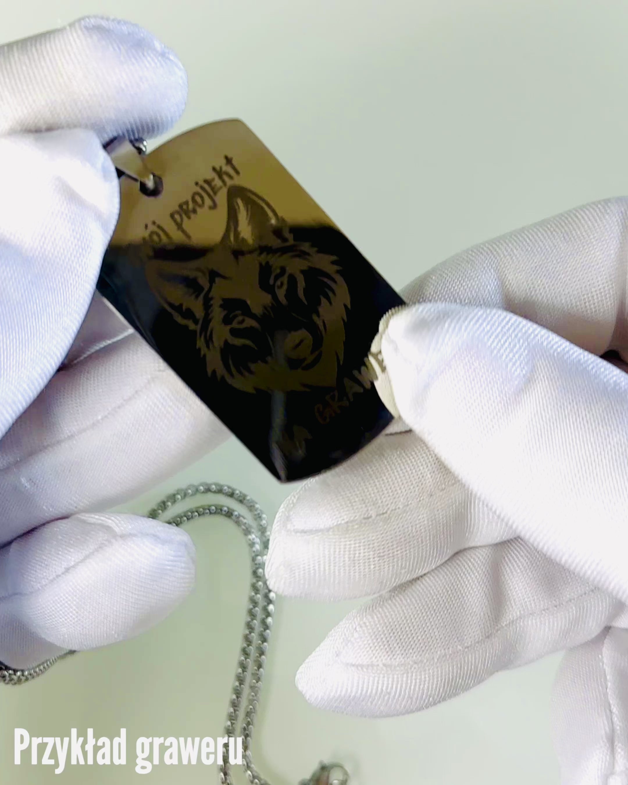 Militaire ID Sleutelhanger "Dog Tag" van RVS – Gepersonaliseerde Gravure